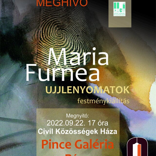 Maria Furnea - Ujjlenyomatok festménykiállítás